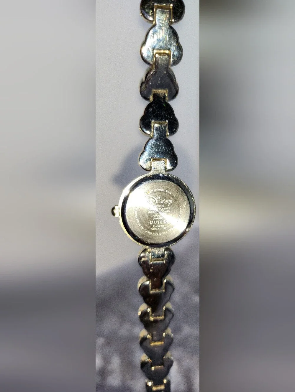 Silver-tone Disney Mickey Mouse watch